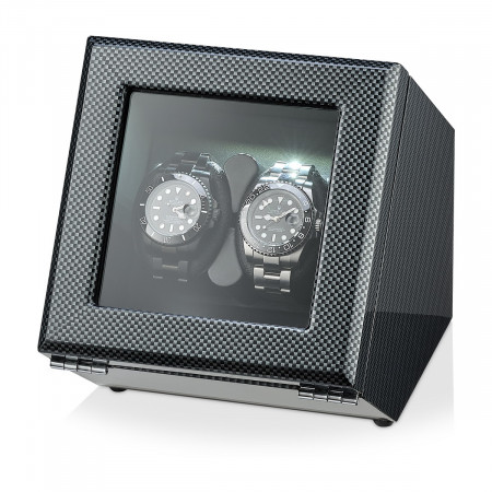 Double Watch Winder (Carbon)