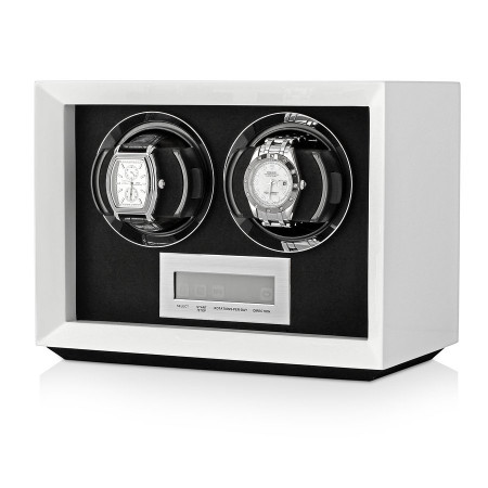 Petite 2 Double watch winder (White)