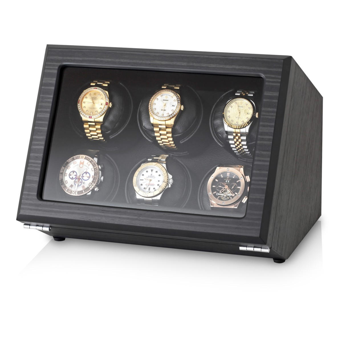 Watch Winder JDC600-HT for 6 Automatic Watches with Motor-stop Option ...