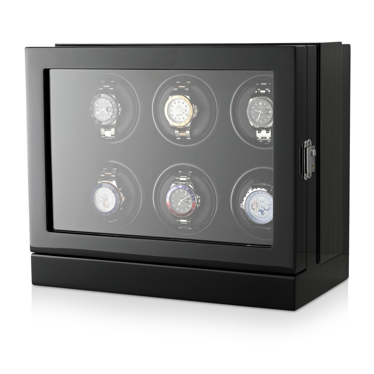 6 Watch Winder Box WW-8203-BMB for Automatic Watches