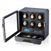 Watch Winder for 6 Watches (Carbon)