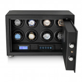Watch Winder Safe LT-8 with Digital Lock and Interior Backlight (Black)