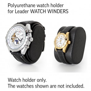 Leader Watch Winders Small PU Watch Holder (Black)