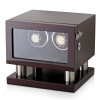 Leader Watch Winders Wooden Watch Winder for 2 Automatic Watches (Ebony)