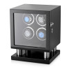 Leader Watch Winder Box for 4 Automatic Watches (Black)