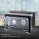 Double Watch Winder in Hi-Tech Style with Glass Case (Black)
