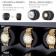 6 Watch Winder in Hi-Tech Style with Ultra-Quiet Motors (Black)