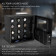 Watch Winder Safe for 12 Watches with Digital Lock and Alarm System (Black + Black)