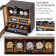Watch Winder for 4 Watches (Ebony + Brown)