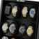 8 Watch Winder with 4 Storage Slots (Black)