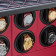 Watch Winder Safe with Fingerprint Lock and Jewelry Drawers (Blsck + Red)