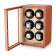 Leader Watch Winder with Faux Leather Finish (Brown)