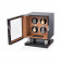 Leader Watch Winder Box for 4 Automatic Watches (Black + Brown)