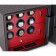 Watch Safe with 9 Winder Rotors and Jewelry Drawers (Black)