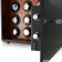Watch Winder Safe for 12 Watches with Digital Lock and Alarm System (Black + Brown)
